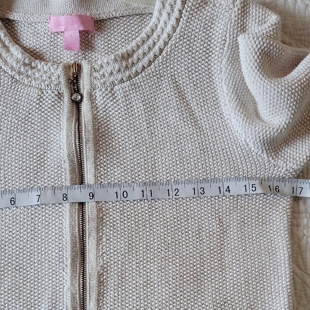 LILLY PULITZER Cardigan Size L - Picture 9 of 12